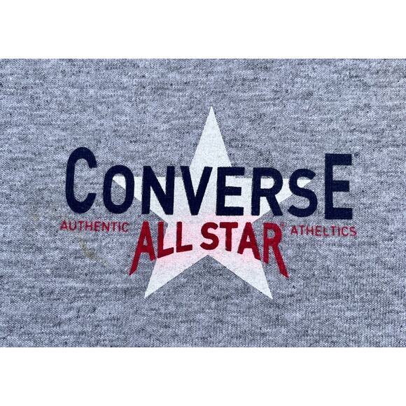 VINTAGE CONVERSE All Star Chuck Taylor Shirt Short Sleeve Men's Gray SIZE 3XL - Picture 3 of 6
